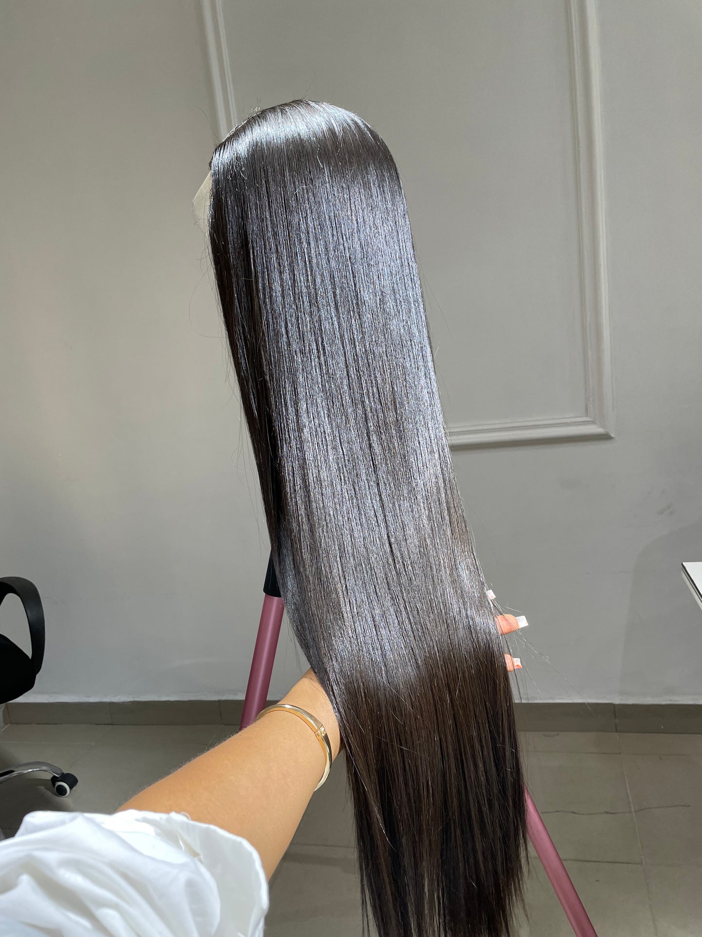 Bone Straight unit in Natural Colour black