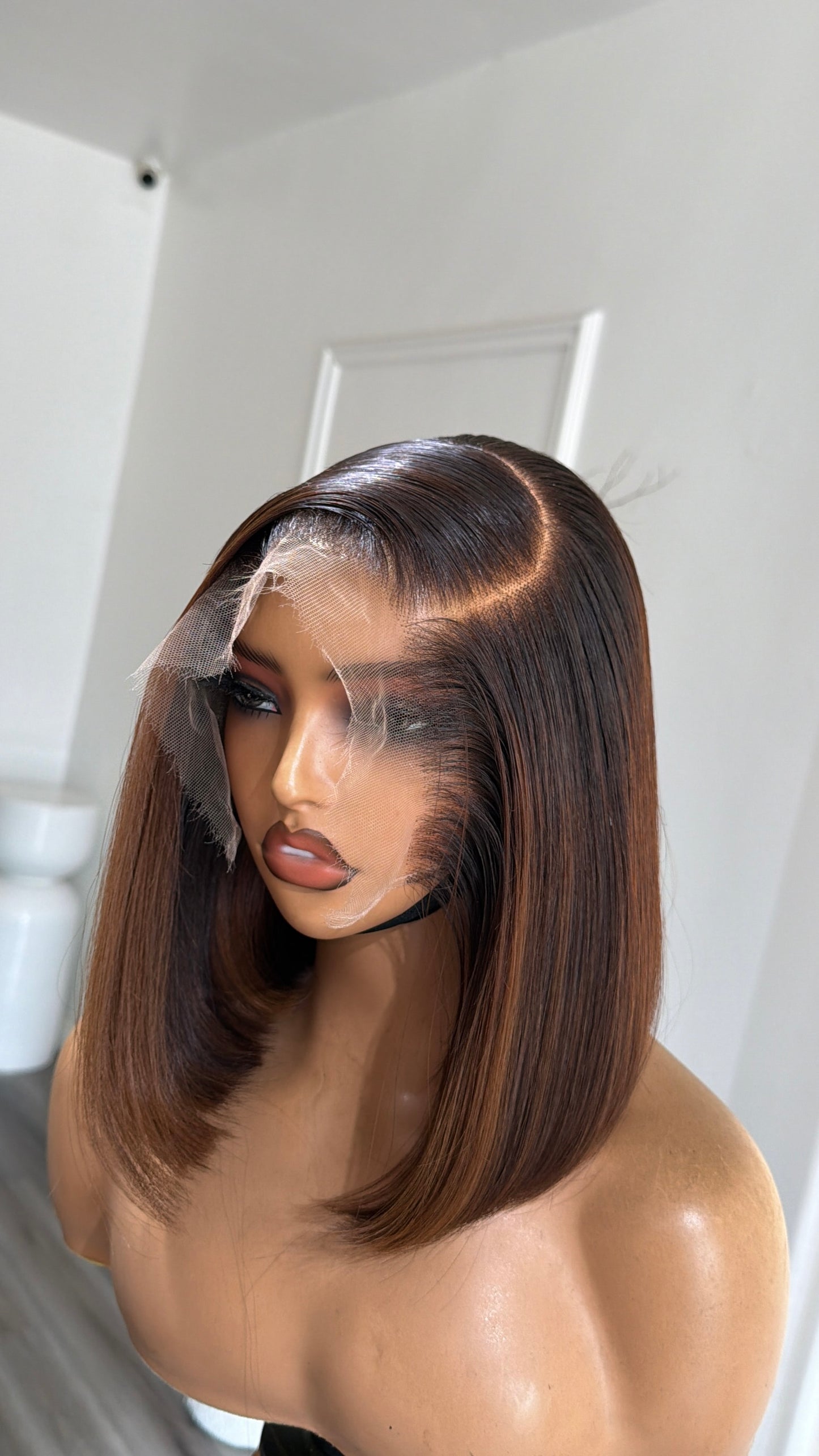 Brown Mix Bob Wig